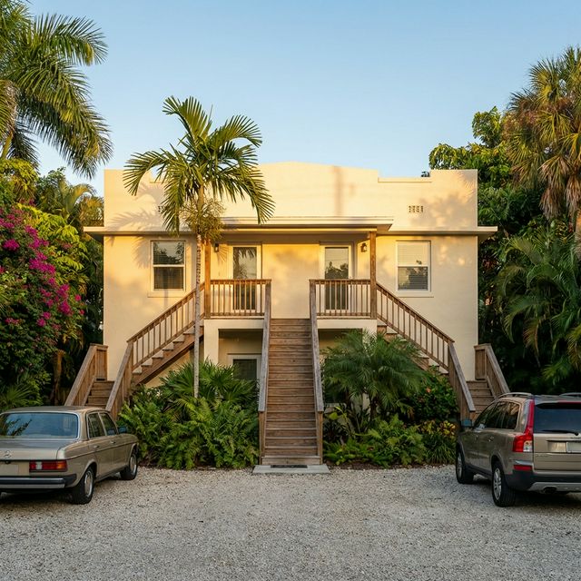 Florida duplex rental property with tenant-occupied units