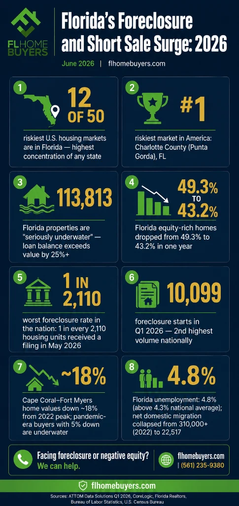 Florida foreclosure and short sale risk data for 2026
