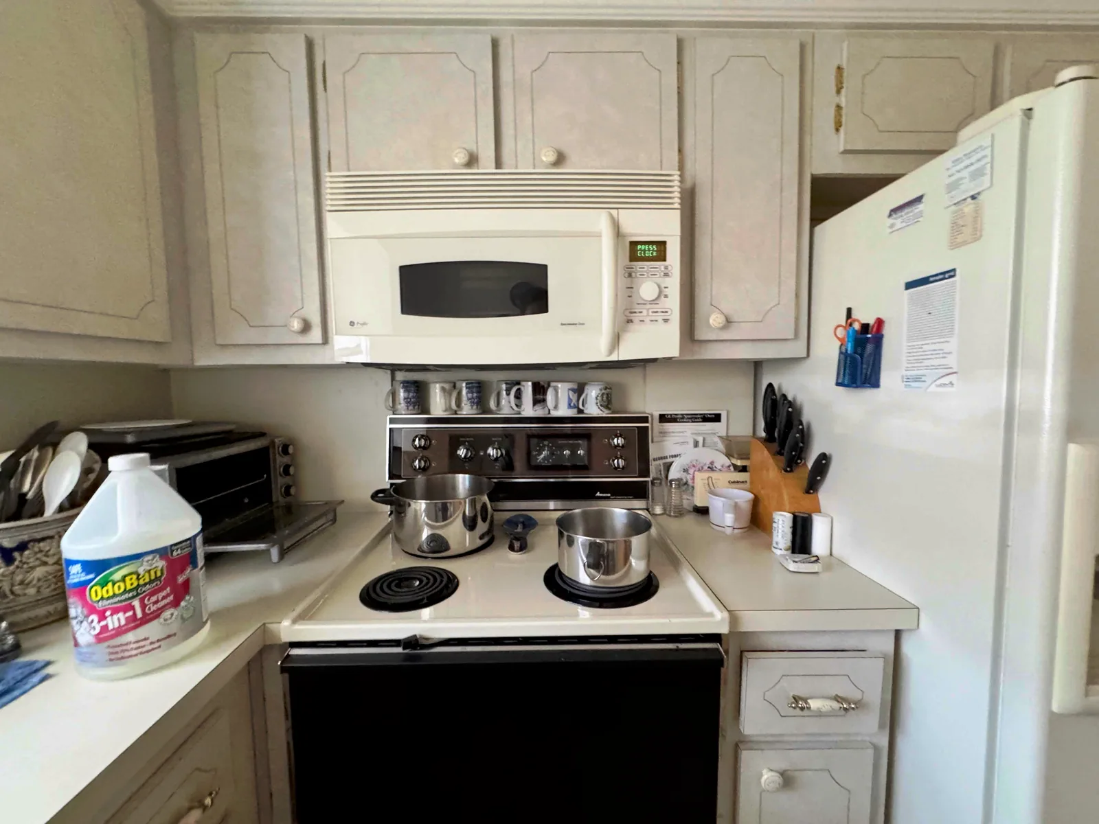 Older condo kitchen reviewed during the as-is condition assessment