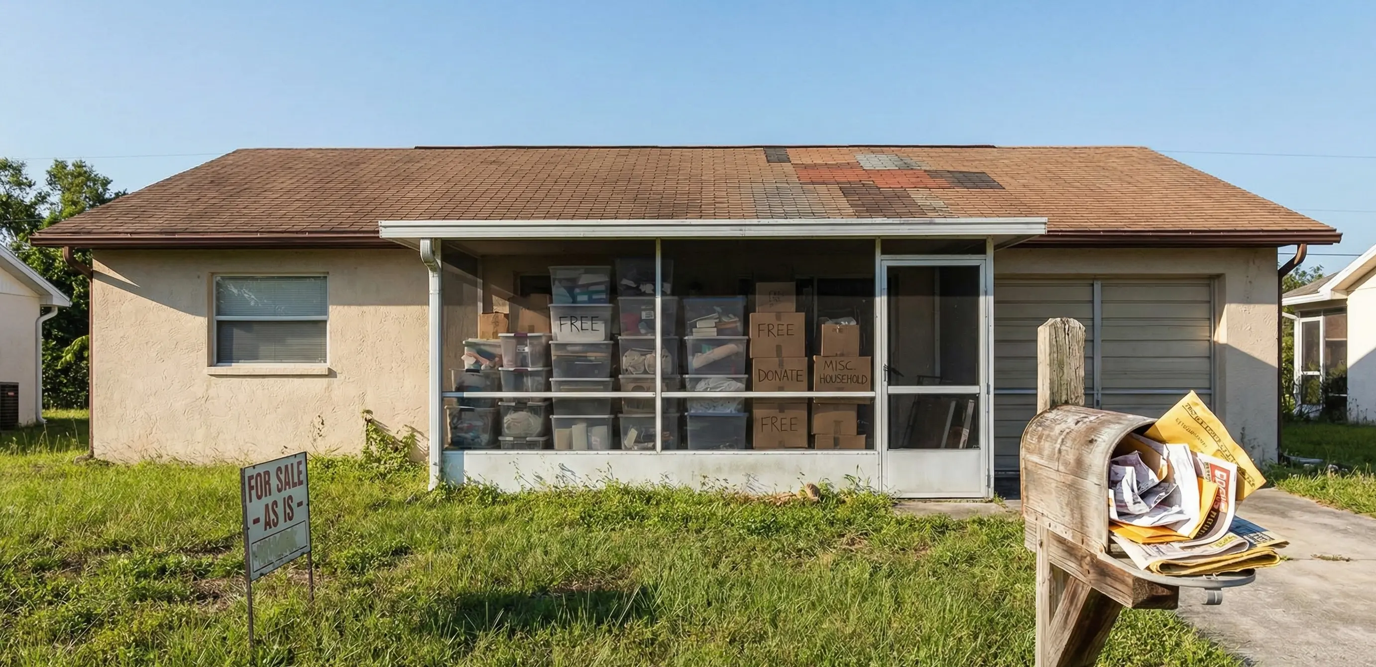 Older home needing updates, typical of inherited properties