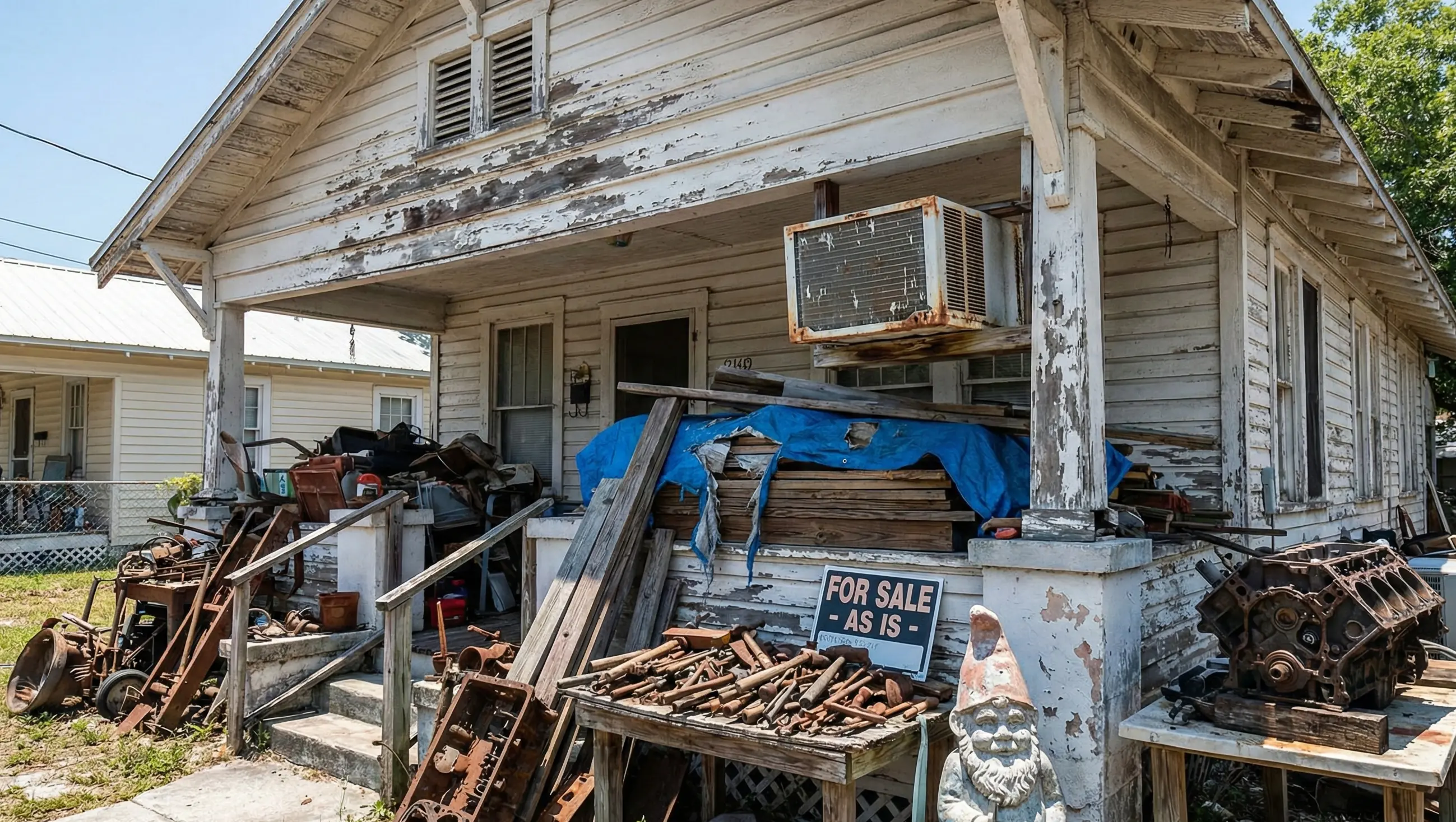 Vacant inherited house for sale in Florida